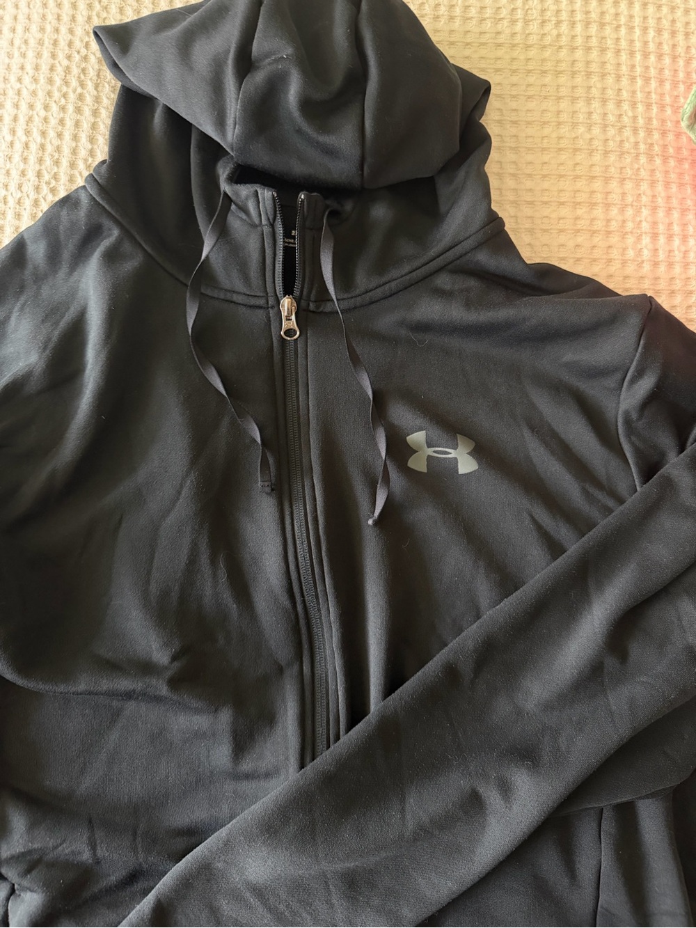 Under Armour Black Full-Zip Hooded Jacket